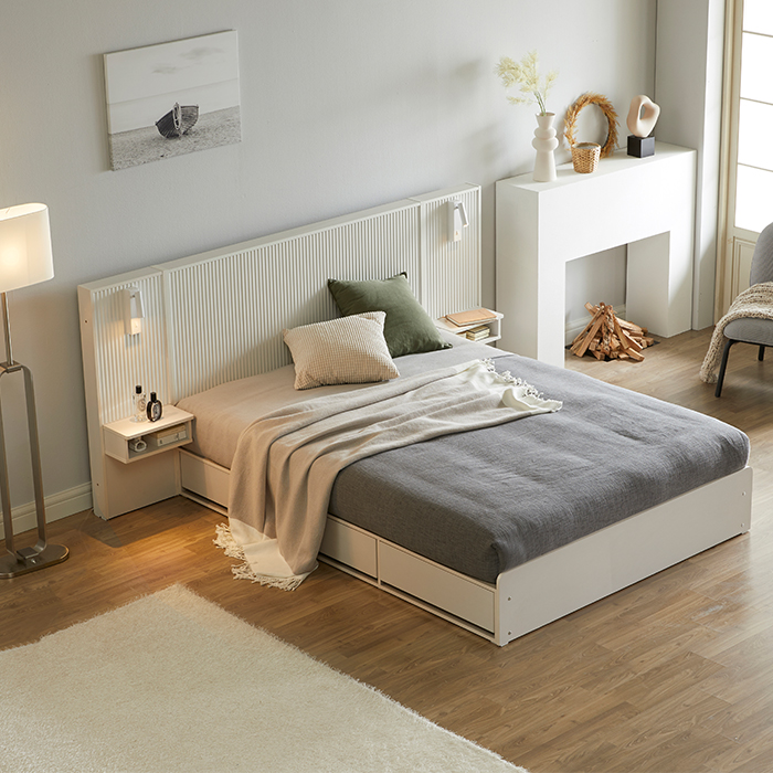 [리퍼B급] 스위트 호텔형 수납 침대 프레임(SS)