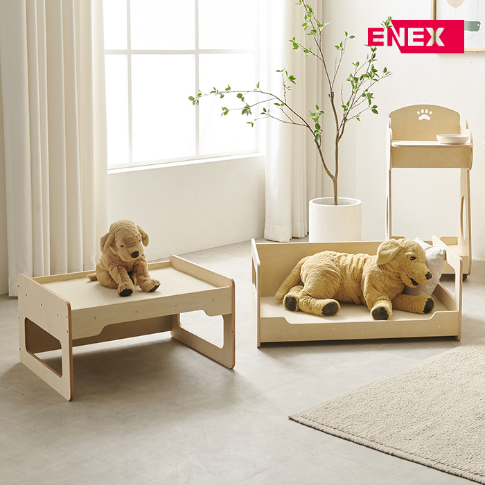 [시즌마감] 펫토리 반려동물 개꿀잠 원목침대