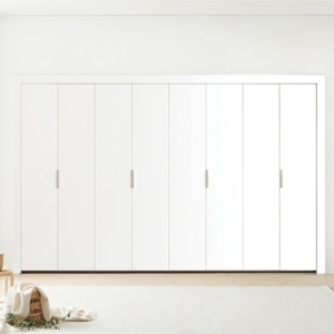 아이 올뉴 화이트 여닫이 붙박이장(고급형)-30cm