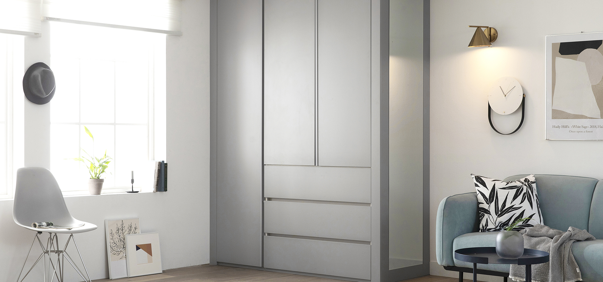 좁은 공간의 기적, 작은방 붙박이장 활용법